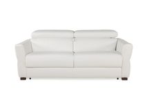 Zetelbed MONTREAL - Wit leder DDV MO 3ZB-30-RBN