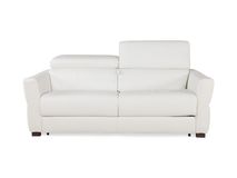 Zetelbed MONTREAL - Wit leder DDV MO 3ZB-30-RBN