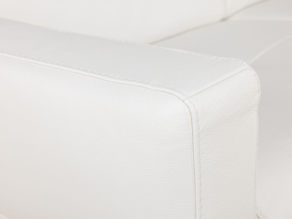 Zetelbed MONTREAL - Wit leder DDV MO 3ZB-30-RBN