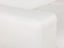 Zetelbed MONTREAL - Wit leder DDV MO 3ZB-30-RBN