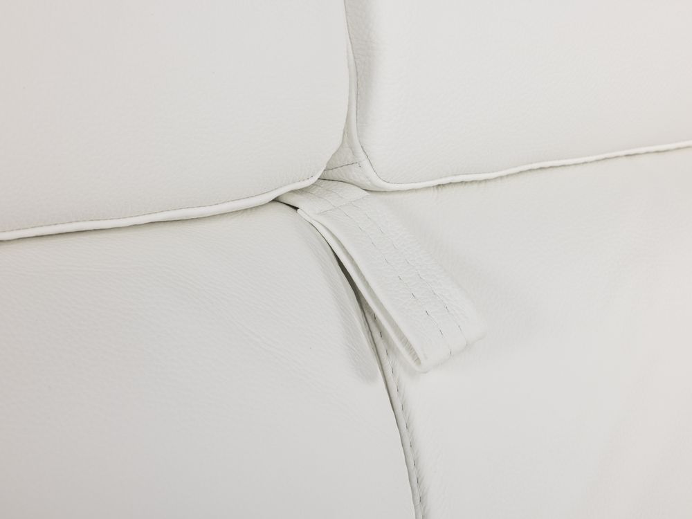 Zetelbed MONTREAL - Wit leder DDV MO 3ZB-30-RBN