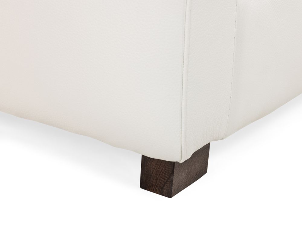 Zetelbed MONTREAL - Wit leder DDV MO 3ZB-30-RBN