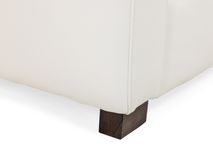 Zetelbed MONTREAL - Wit leder DDV MO 3ZB-30-RBN