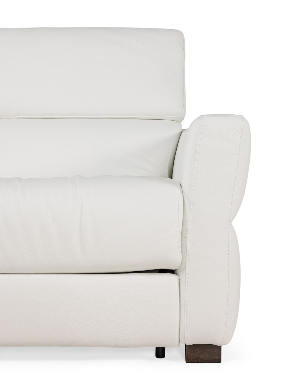 Zetelbed MONTREAL - Wit leder DDV MO 3ZB-30-RBN