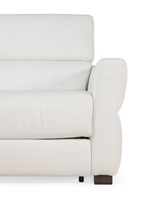 Zetelbed MONTREAL - Wit leder DDV MO 3ZB-30-RBN