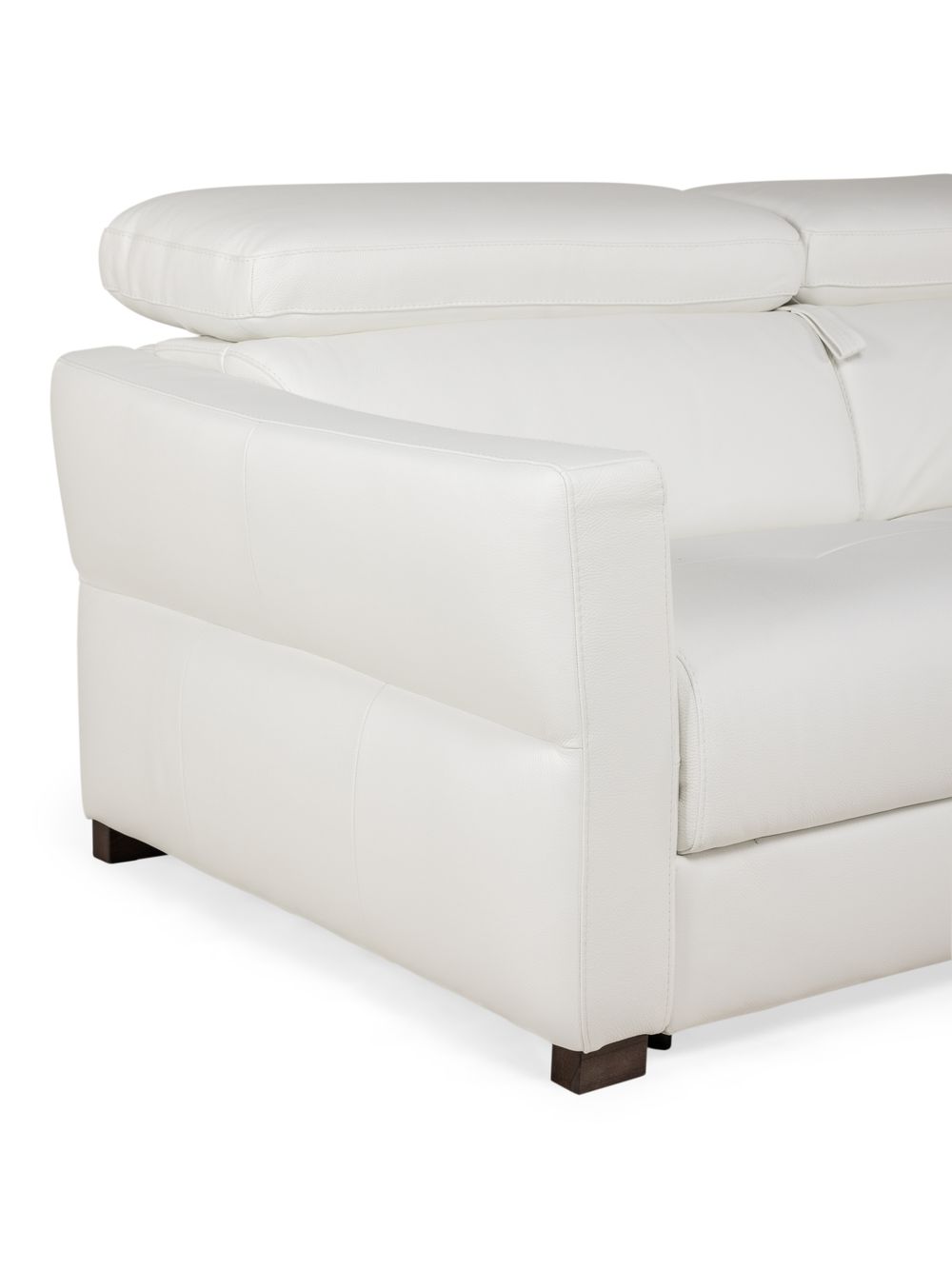 Zetelbed MONTREAL - Wit leder DDV MO 3ZB-30-RBN