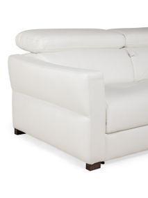 Zetelbed MONTREAL - Wit leder DDV MO 3ZB-30-RBN