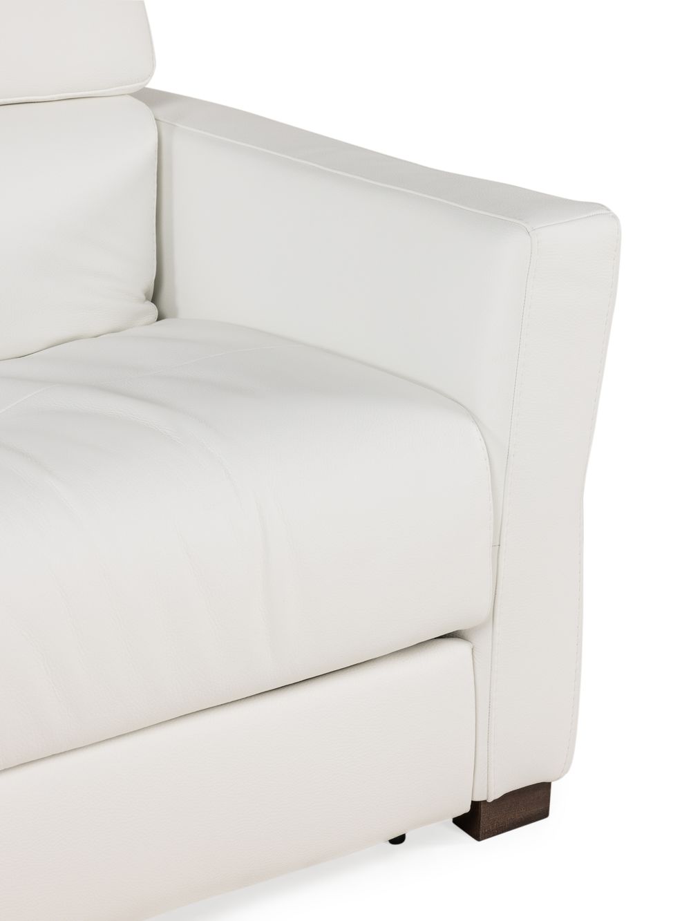 Zetelbed MONTREAL - Wit leder DDV MO 3ZB-30-RBN
