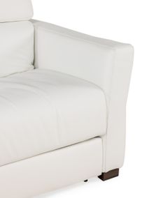 Zetelbed MONTREAL - Wit leder DDV MO 3ZB-30-RBN