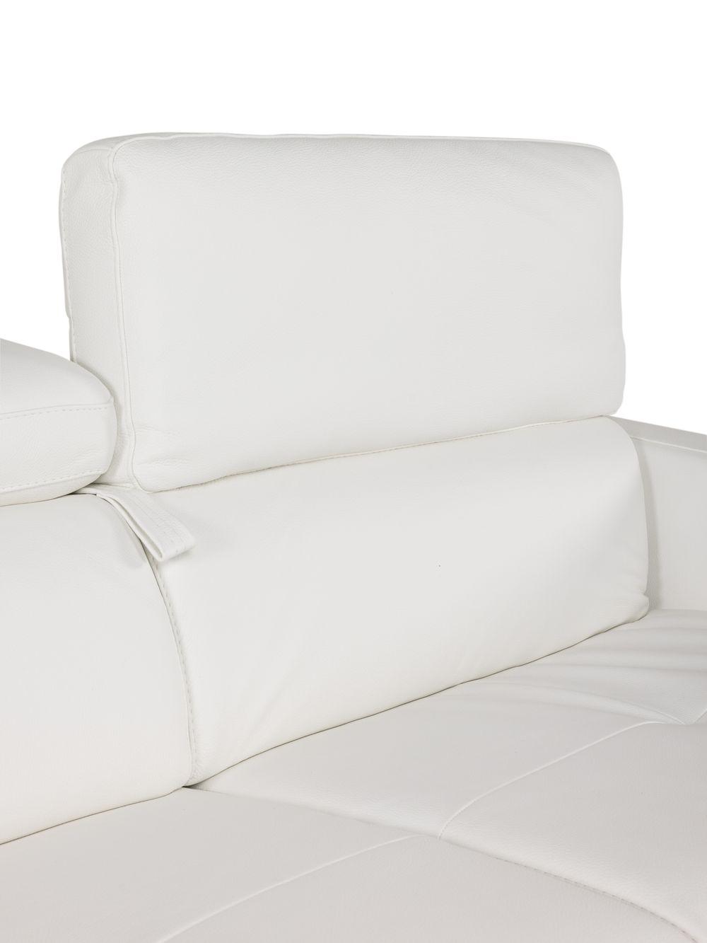 Zetelbed MONTREAL - Wit leder DDV MO 3ZB-30-RBN