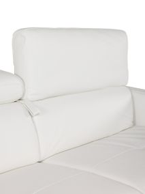 Zetelbed MONTREAL - Wit leder DDV MO 3ZB-30-RBN