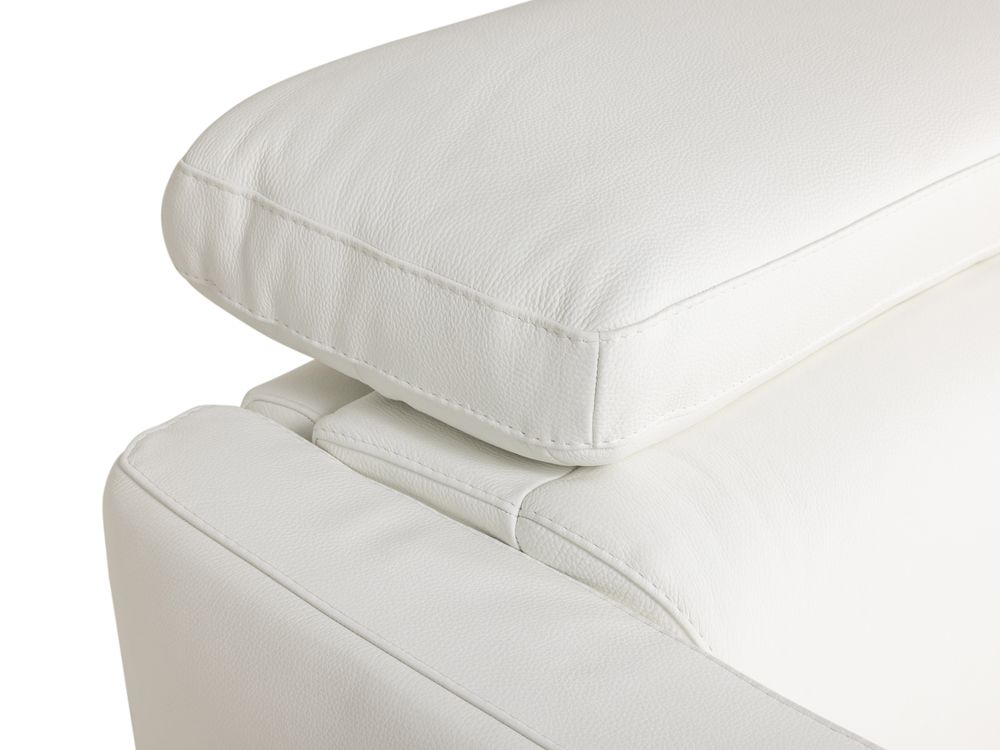 Zetelbed MONTREAL - Wit leder DDV MO 3ZB-30-RBN