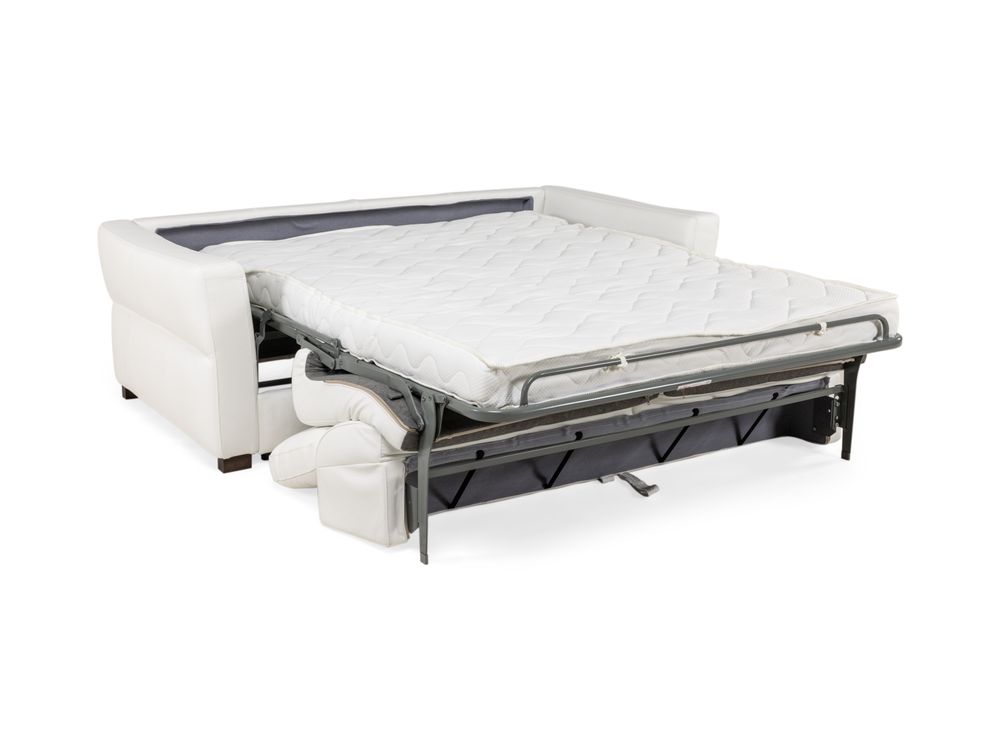 Zetelbed MONTREAL - Wit leder DDV MO 3ZB-30-RBN