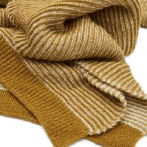 Plaid MELANY - Mosterdgeel KAV X0300047JJ81