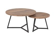Set van 2 salontafels TORINO - Mokka MXF TOR ST-S