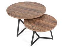 Set van 2 salontafels TORINO - Mokka MXF TOR ST-S