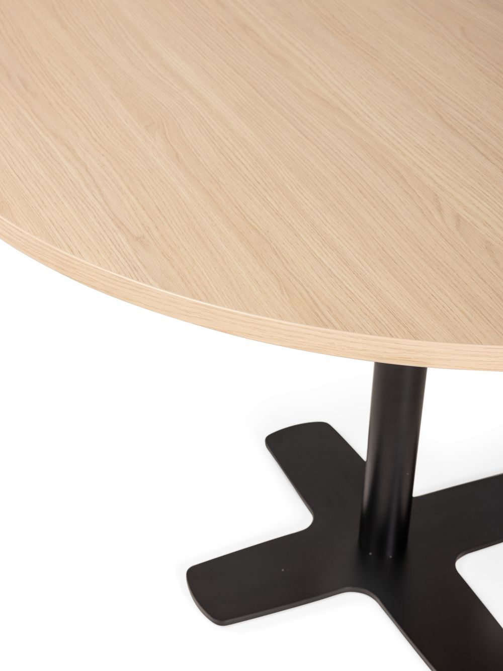 Eetkamertafel SPINNER - Zwart/eik PFT-206-000013-HP81