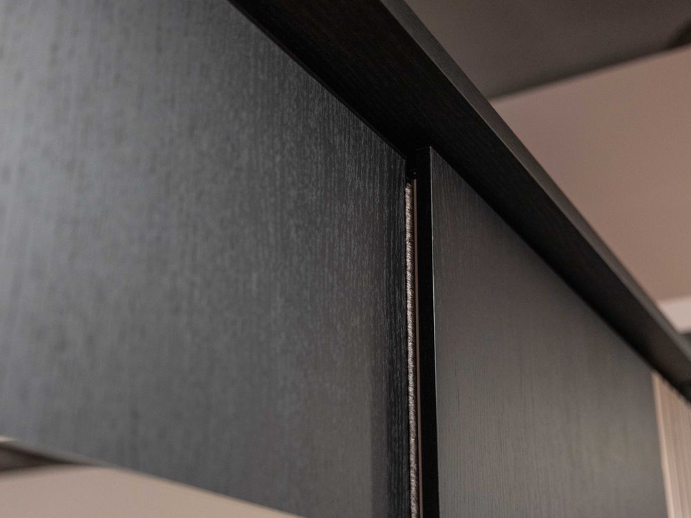 Schuifdeurkast LIMA - Lichtgrijs eiken MBR LI SK25-MOLG