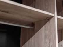 Schuifdeurkast LIMA - Lichtgrijs eiken MBR LI SK25-MOLG