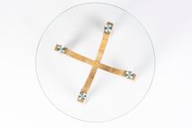 Bijzettafel KOBE - Hout/Glas ZVR 2300342