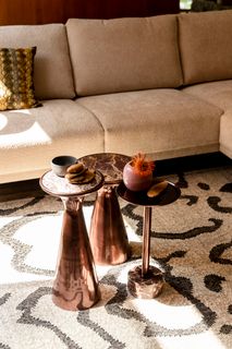 Bijzettafel POSE - Bruin/Marmer ZVR 2300321