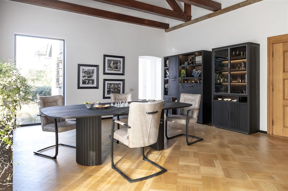 Eetkamertafel rond PAVIE - Zwart HEH 46520CBL