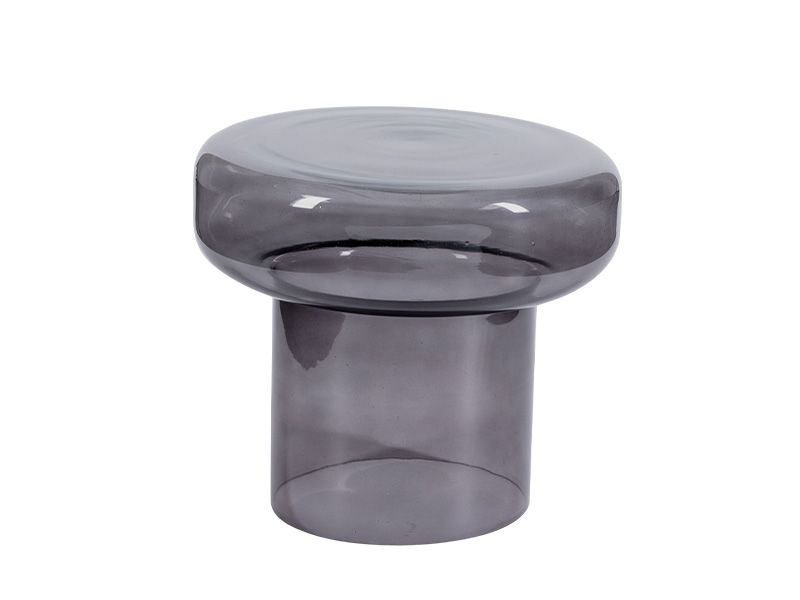 Bijzettafel IRWIN - Glas/Grijs LFS 156503