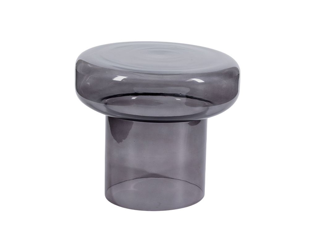 Bijzettafel IRWIN - Glas/Grijs LFS 156503