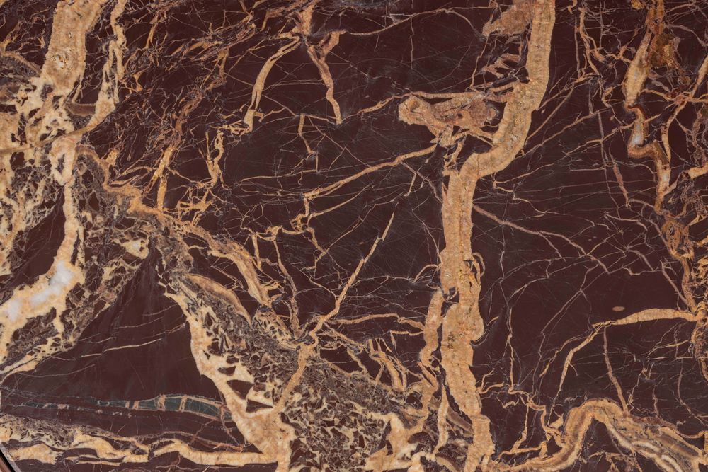 Bijzettafel MOUNT - Bruin marmer ZVR 2300320