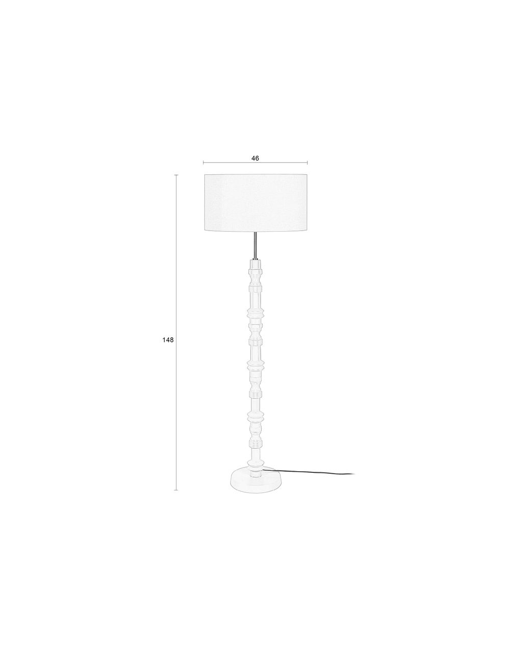 Vloerlamp TOTEM - Smooth Terra ZVR 5100152