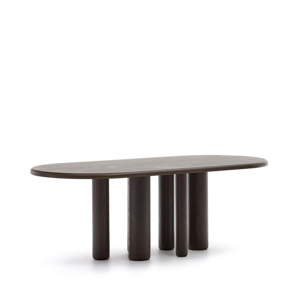 Eetkamertafel MAILEN - Donker essenfineer KAV T0100053MM51