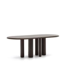Eetkamertafel MAILEN - Donker essenfineer KAV T0100053MM51