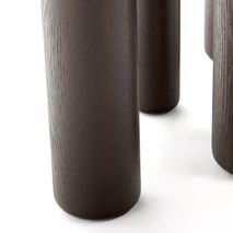 Eetkamertafel MAILEN - Donker essenfineer KAV T0100053MM51