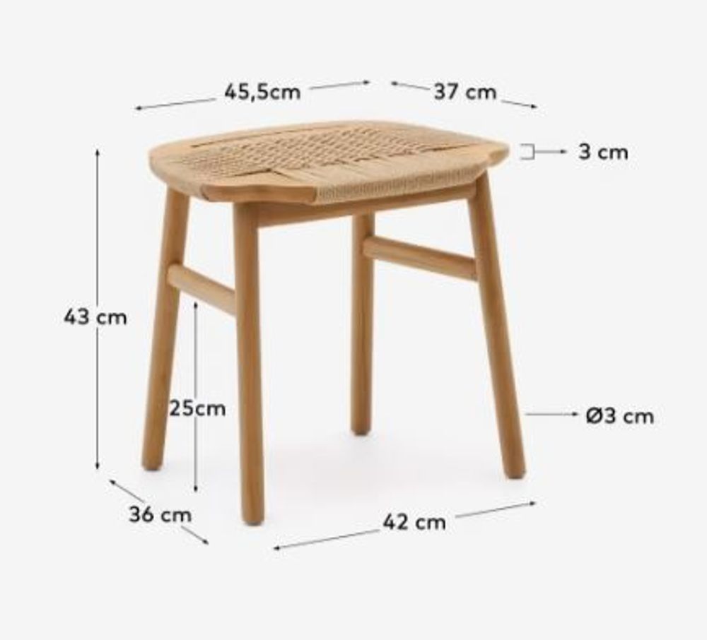 Barkruk ENIT - Eik KAV C0600056MM46