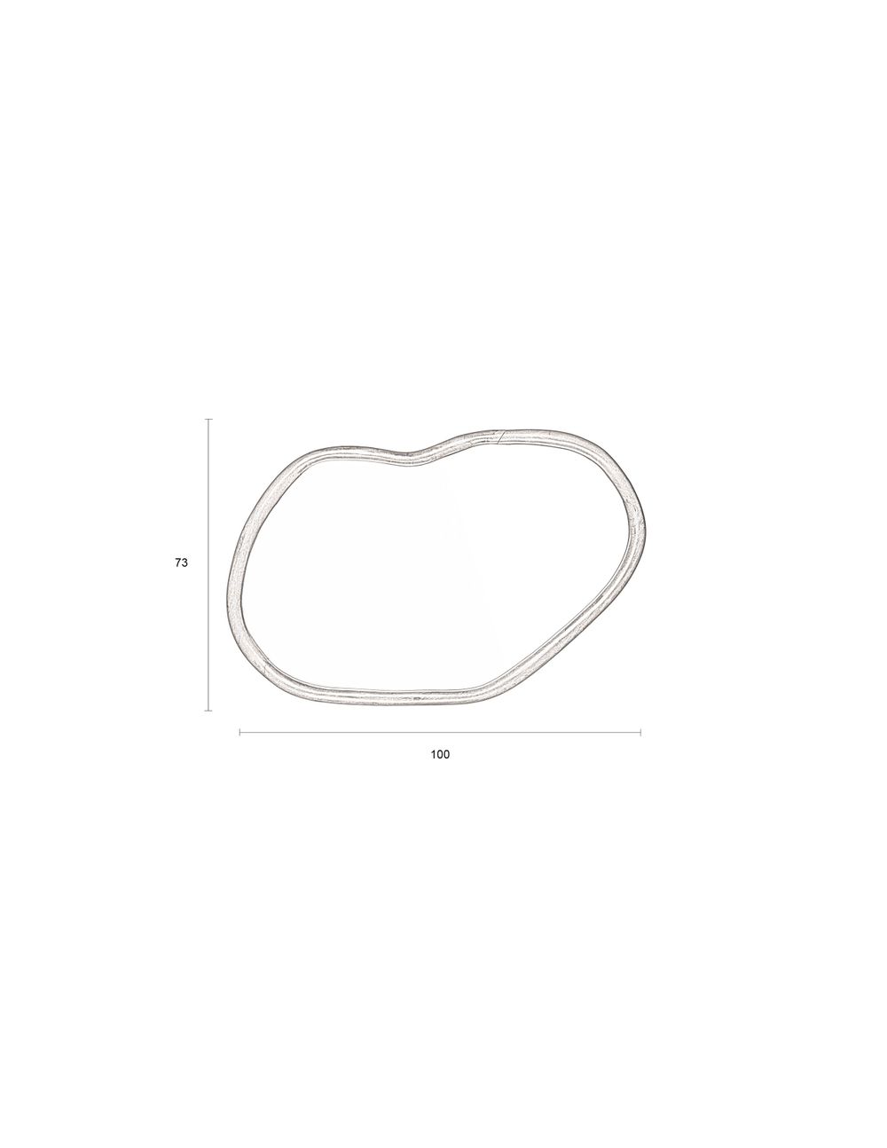 Spiegel ASHLEY - Walnoot ZVR 8100054