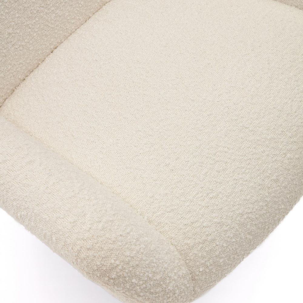 Fauteuil BELINA - Witte schapenvacht KAV S0900041J33