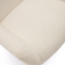 Fauteuil BELINA - Witte schapenvacht KAV S0900041J33