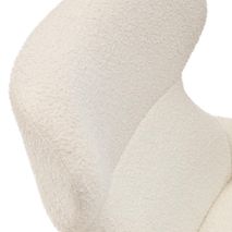 Fauteuil BELINA - Witte schapenvacht KAV S0900041J33
