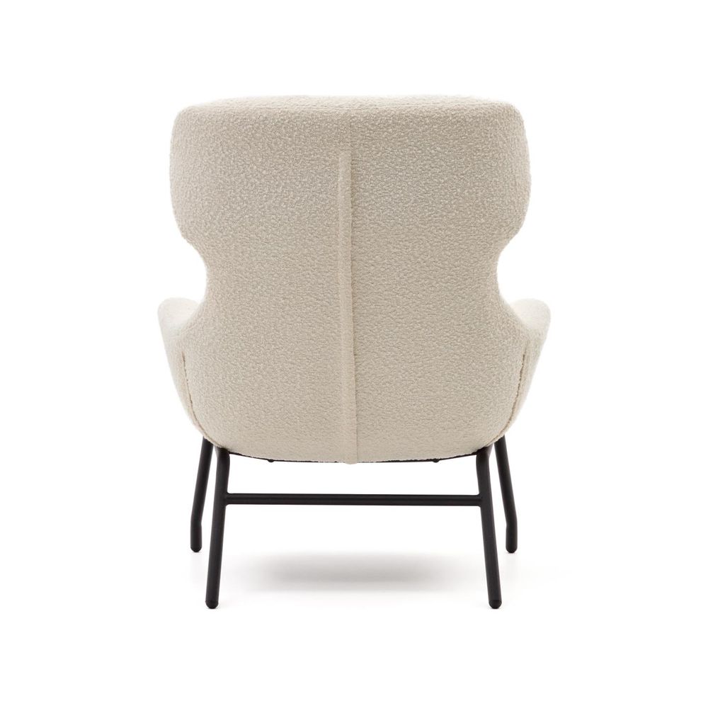 Fauteuil BELINA - Witte schapenvacht KAV S0900041J33