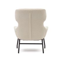 Fauteuil BELINA - Witte schapenvacht KAV S0900041J33