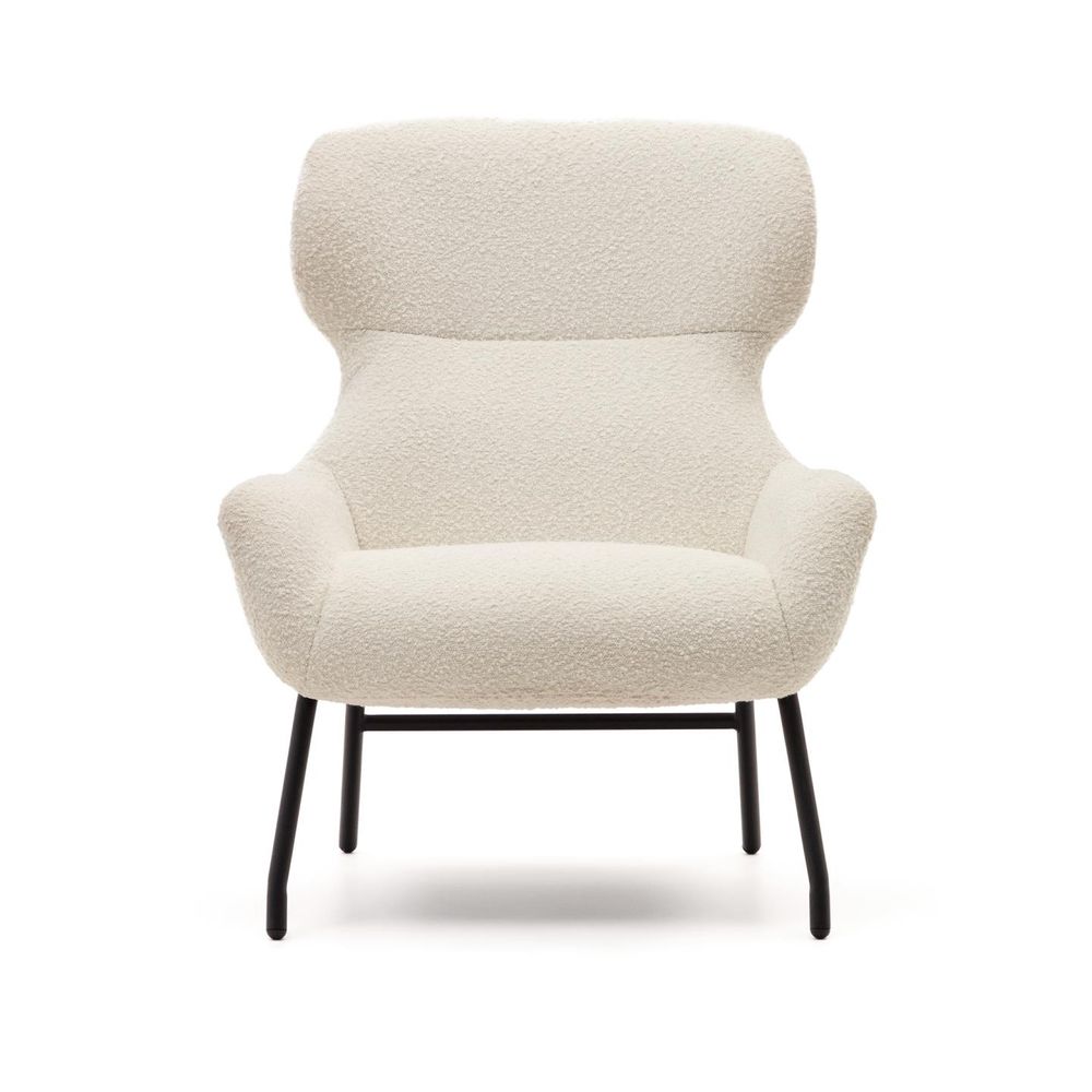 Fauteuil BELINA - Witte schapenvacht KAV S0900041J33