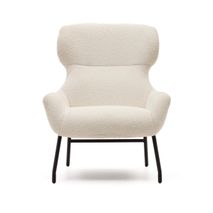 Fauteuil BELINA - Witte schapenvacht KAV S0900041J33