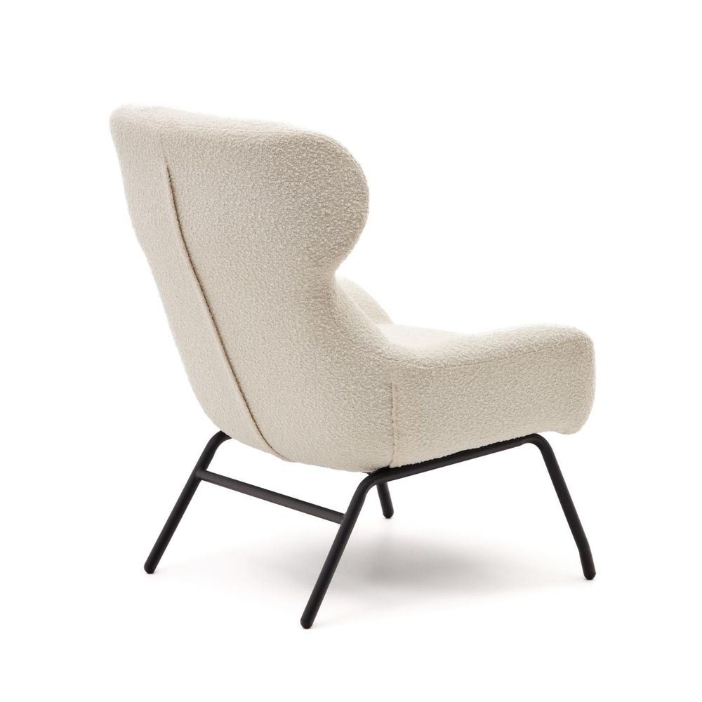 Fauteuil BELINA - Witte schapenvacht KAV S0900041J33