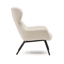 Fauteuil BELINA - Witte schapenvacht KAV S0900041J33