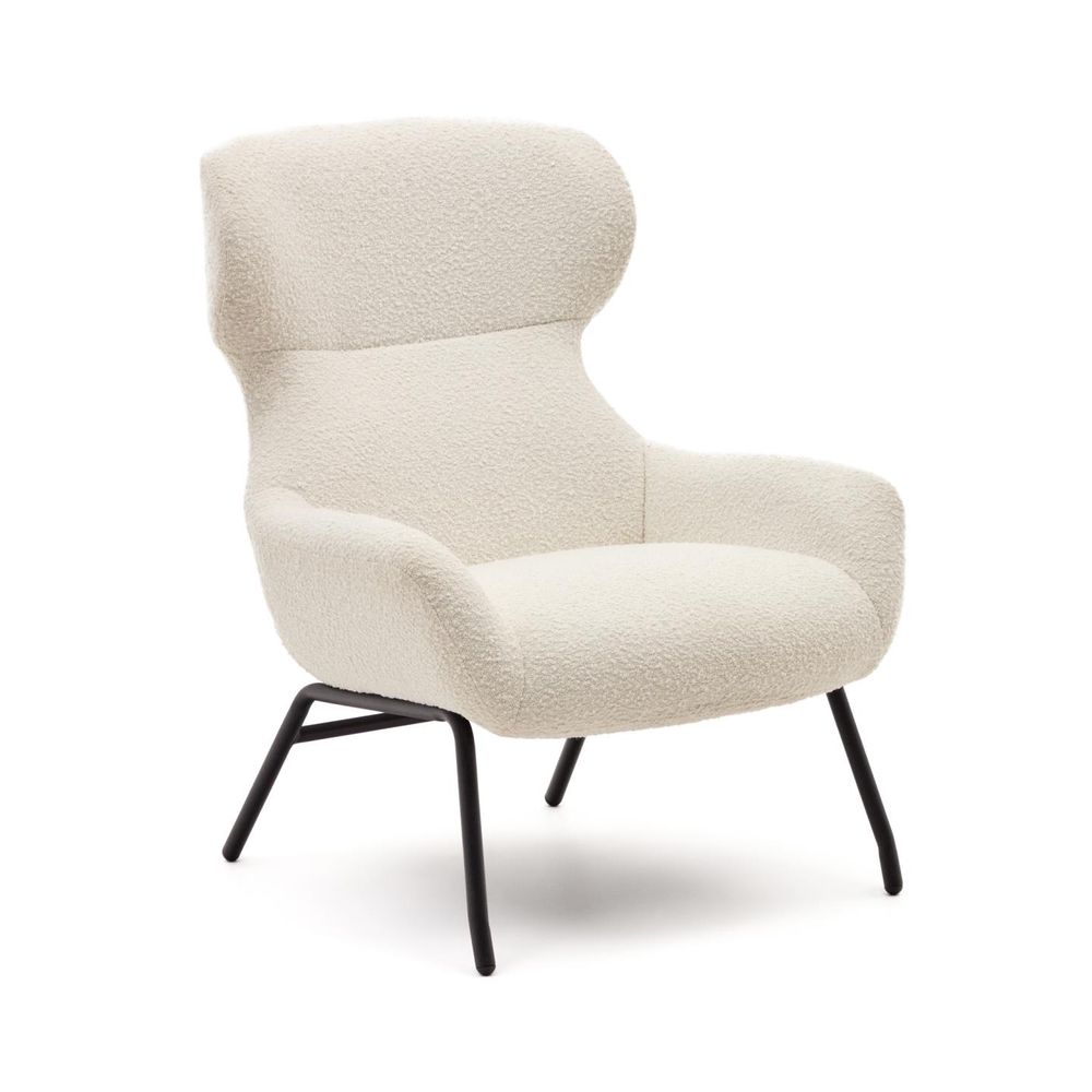 Fauteuil BELINA - Witte schapenvacht KAV S0900041J33