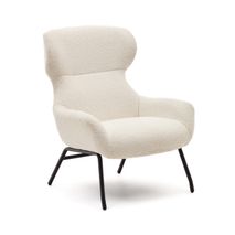Fauteuil BELINA - Witte schapenvacht KAV S0900041J33