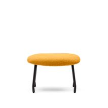 Voetenbank BELINA - Witte schapenvacht KAV S1500003J81