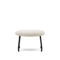 Voetenbank BELINA - Witte schapenvacht KAV S1500002J33