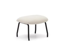 Voetenbank BELINA - Witte schapenvacht KAV S1500002J33