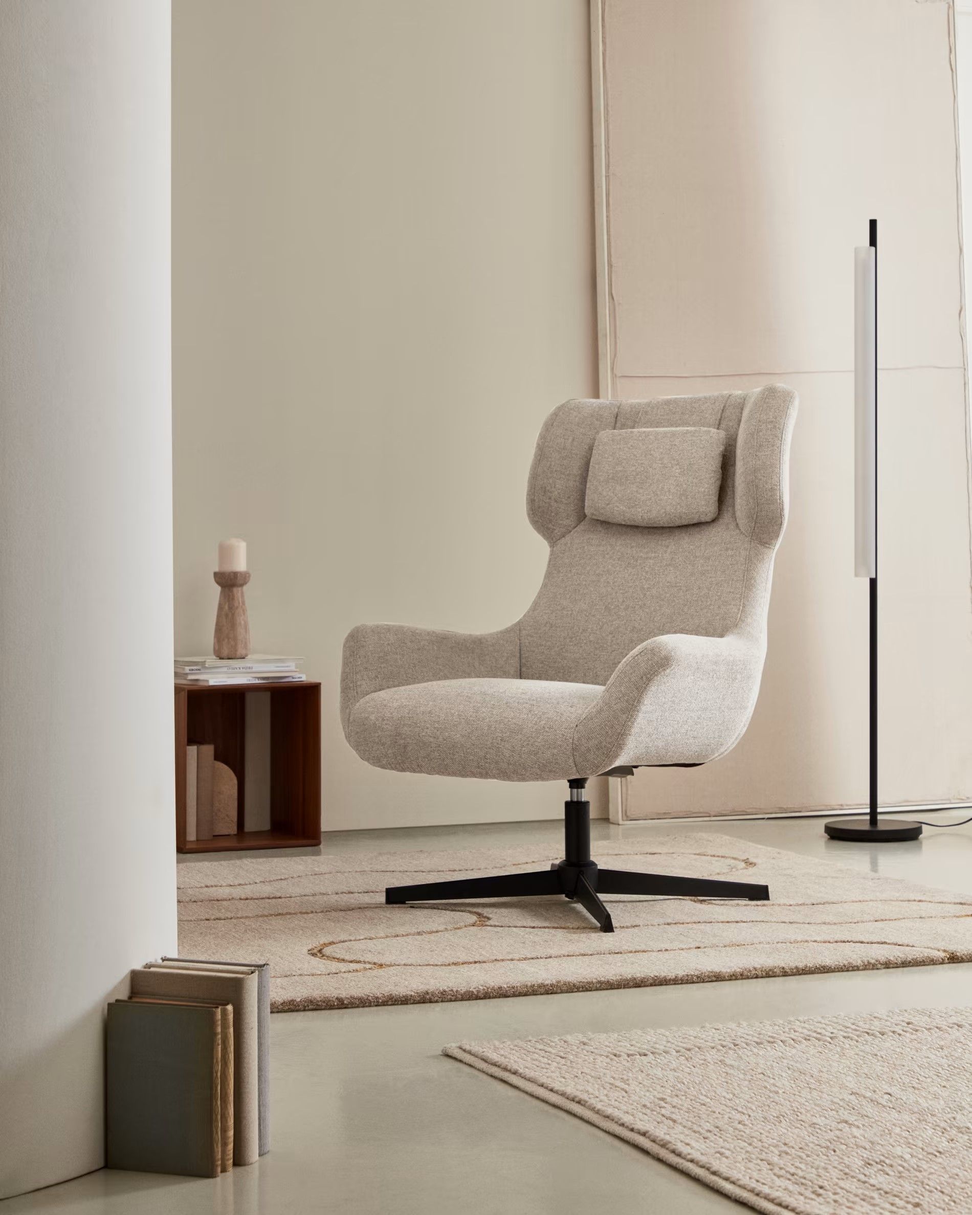 Fauteuil ZALINA - Lichtbruin